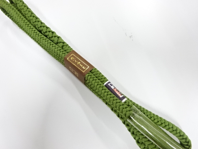 未使用品　正絹　手組帯締め